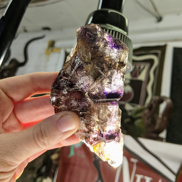 Bright Shangaan Smoky Amethyst Crystal, 168 grams, Chibuku Mine, Zimbabwe