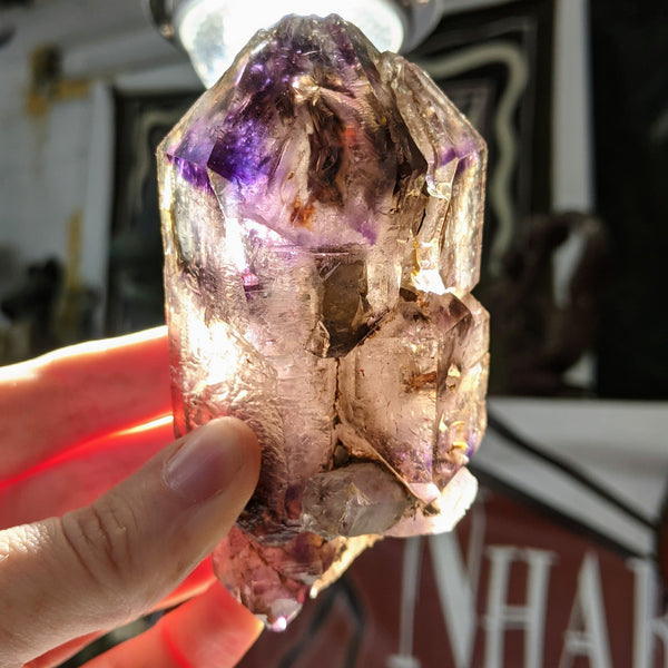 Gorgeous Shangaan Smoky Amethyst Scepter, 258.1 grams, Chibuku Mine, Zimbabwe