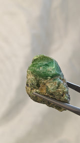 Tsavorite, Grossular Green Garnet from Merelani Hills, Lelatema Mountains, Manyara Region, Tanzania