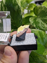 Jouravskite with Xonotlite & Bustamite, Thumbnail, N’Chwaning Mine lll, Kuruman, Khalahari Manganese Field, Northern Cape, South Africa