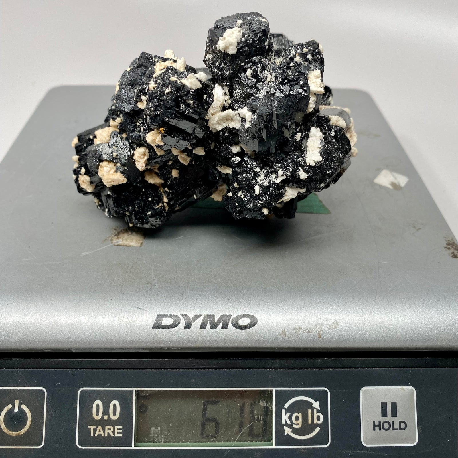 Large Lustrous Black Tourmaline with Feldspar from Erongo Mountain