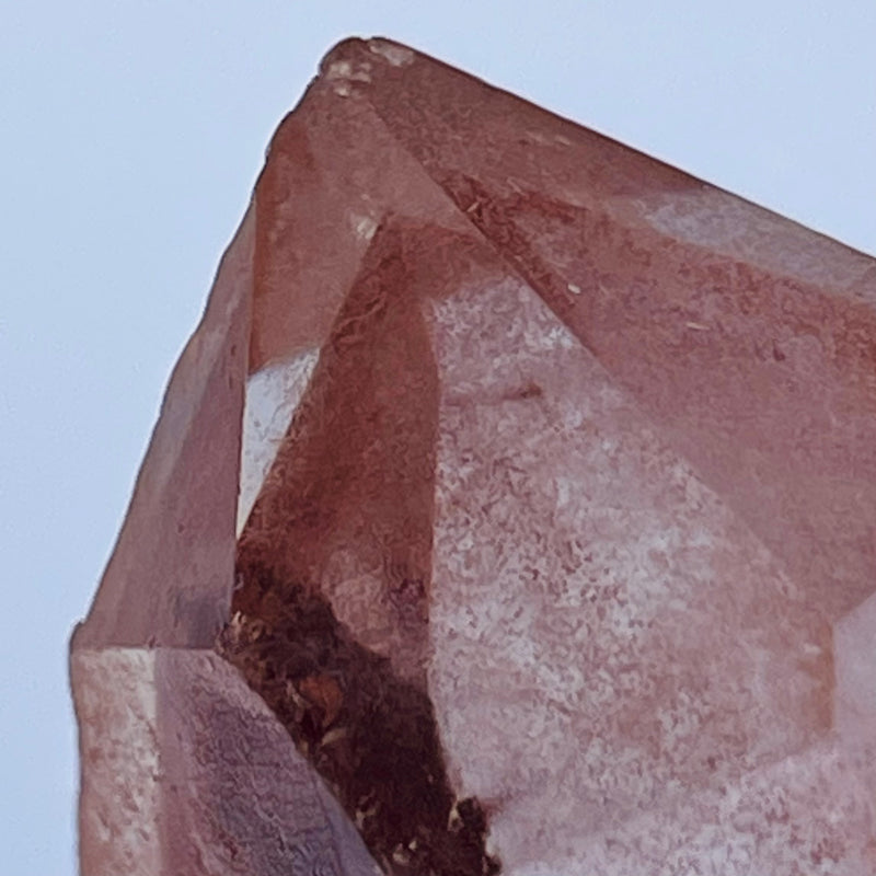 3 Ishuko Red Phantom Quartz, Hematite included Quartz from the Central Province of Zambia