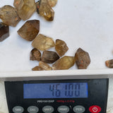 Over 1lb Lot of Kundalini Quartz Citrine, Democratic Republic of Congo, Lwena, Congo Citrine