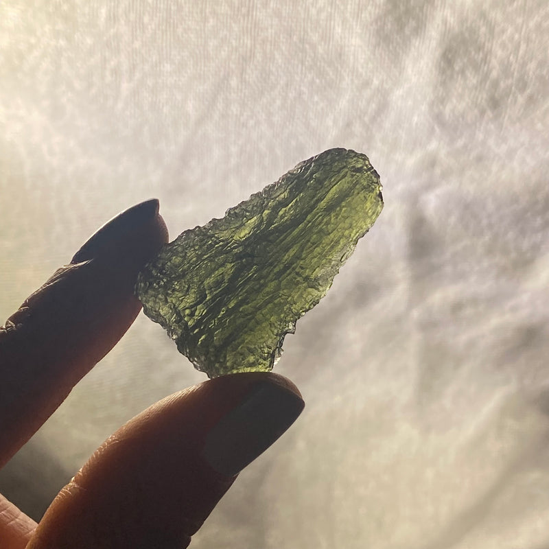 Moldavite, Chlum nad Malší, South Bohemian Region, Czech Republic
