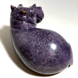 Lepidolite Hippo, Shona Sculpture from Zimbabwe by Shingi Chatsama