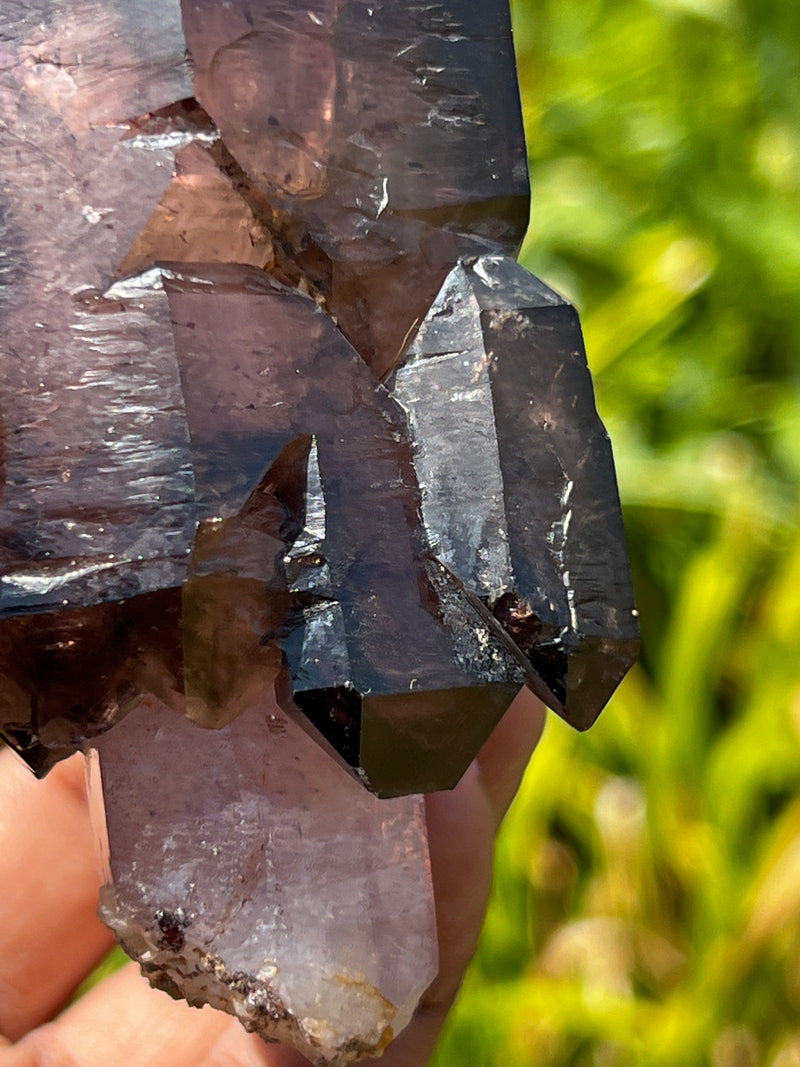 Gorgeous Deep Purple Smokey Quartz Shangaan Amethyst Crystal From The Chibuku Mine, Gezani Communal Land, Zimbabwe