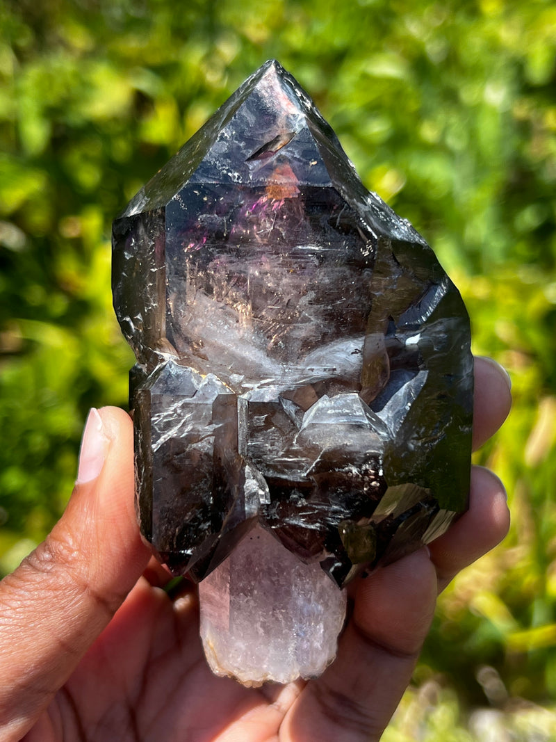 Gorgeous Deep Purple Smokey Quartz Shangaan Amethyst Crystal From The Chibuku Mine, Gezani Communal Land, Zimbabwe