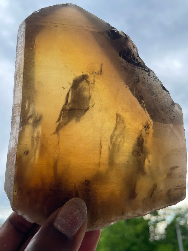 Natural Citrine, Citrine Quartz From Mansa, Zambia