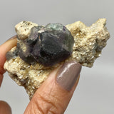 Fluorite with Feldspar  from Erongo Mountain, Erongo Region Namibia