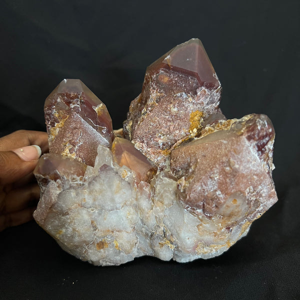 Beautiful Self-Standing Hematite Included Quartz, aka Zim Reds, Mutoko, Zimbabwe