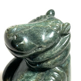 Soapstone Hippo, Shona Sculpture from Chitungwiza, Zimbabwe by Tracy Chatsama