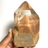 Large Phantom Discovery Quartz with Kaolinite Inclusions from Chongwe, Zambia