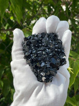 Lustrous Black Tourmaline Plate, Mineral Specimen from Erongo Mountain, Erongo Region, Namibia