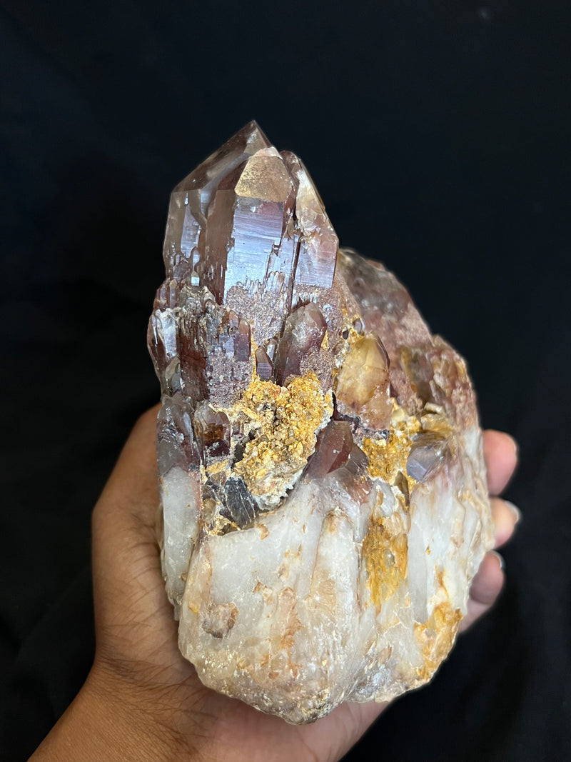 Huge Hematite Included Quartz, aka Zim Reds, Mutoko, Zimbabwe