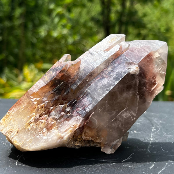 Beautiful Self-Standing Hematite Included Quartz, aka Zim Reds, Mutoko, Zimbabwe