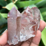 Gorgeous Clear Ishuko Red Phantom Quartz, Hematite included Quartz from the Central Province of Zambia