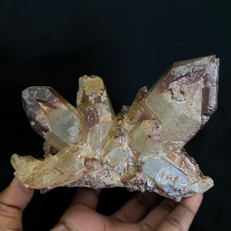 Gorgeous Self-Standing Hematite Included Quartz, aka Zim Reds, Mutoko, Zimbabwe