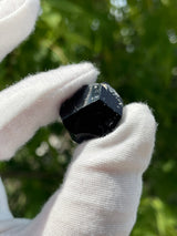 Set of Five Black Tourmaline Crystals, Crystals from Erongo Mountain, Erongo Region, Namibia