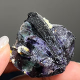 Erongo Fluorite with Black Tourmaline and Feldspar, Erongo Mountain, Erongo Region, Namibia