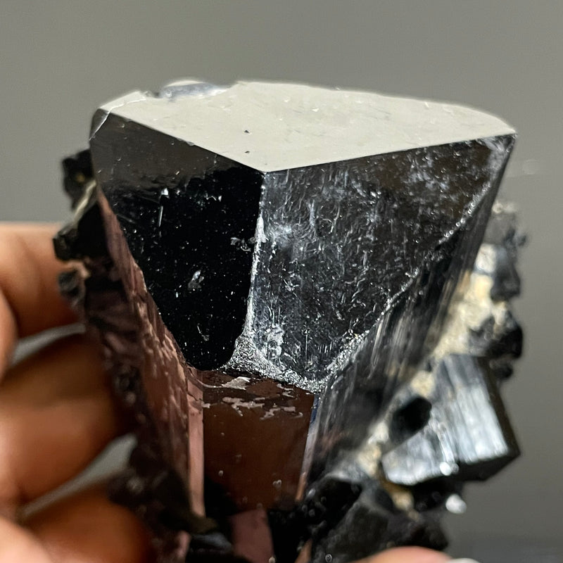 Self-Standing Black Tourmaline Crystal, from Erongo Mountain, Erongo Region, Namibia