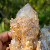 Golden Kundalini Quartz Citrine, Democratic Republic of Congo, Lwena, Congo Citrine