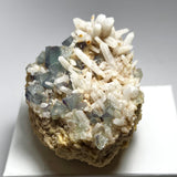 Fluorite and Milky Quartz from Brandberg Massif, Erongo Region, Namibia