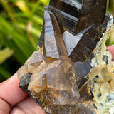 Gorgeous Self-Standing Smokey Quartz with Hyalite, Erongo Mountain, Erongo Region, Namibia