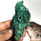 Gorgeous Green Fibrous Malachite, Miringi Mine, Katanga, DR Congo