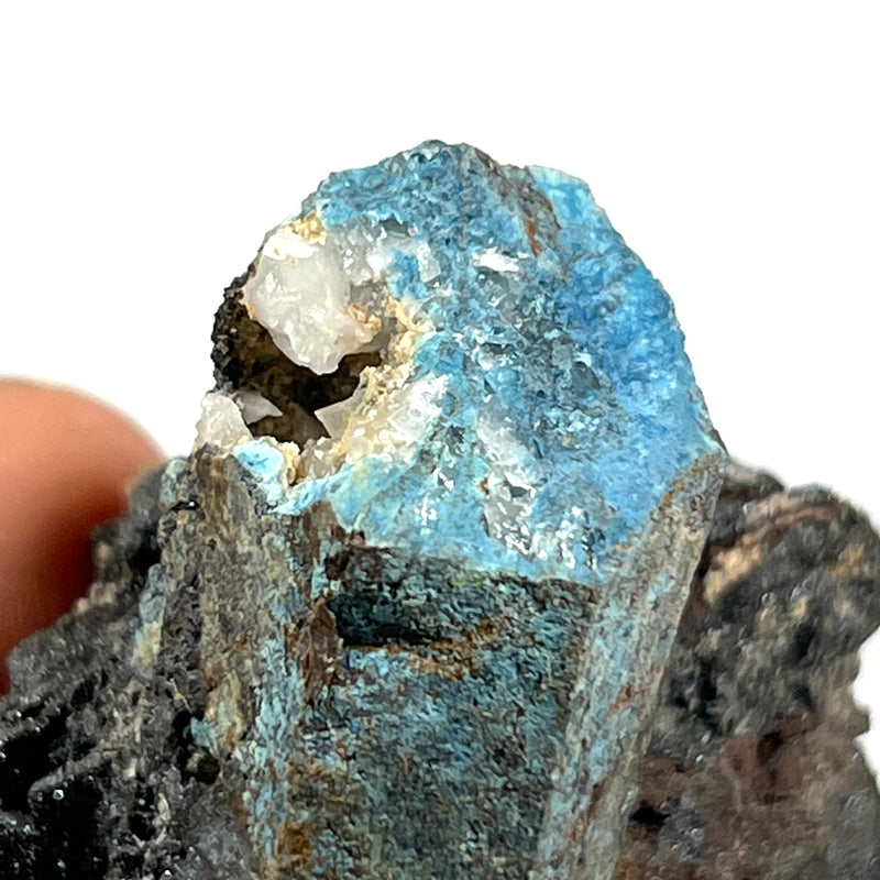 Deep Blue Shattuckite, Mesopotamia Copper Valley, Kunene, Namibia, African Mineral Specimen