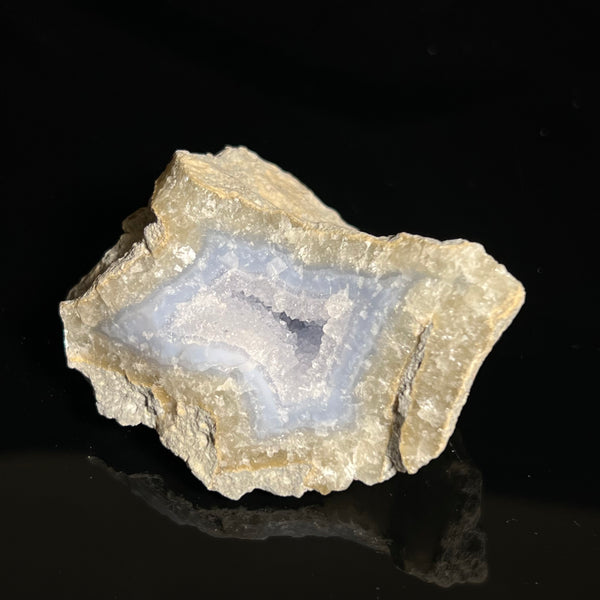 Druzy Blue Lace Agate, from Nsanje, Malawi