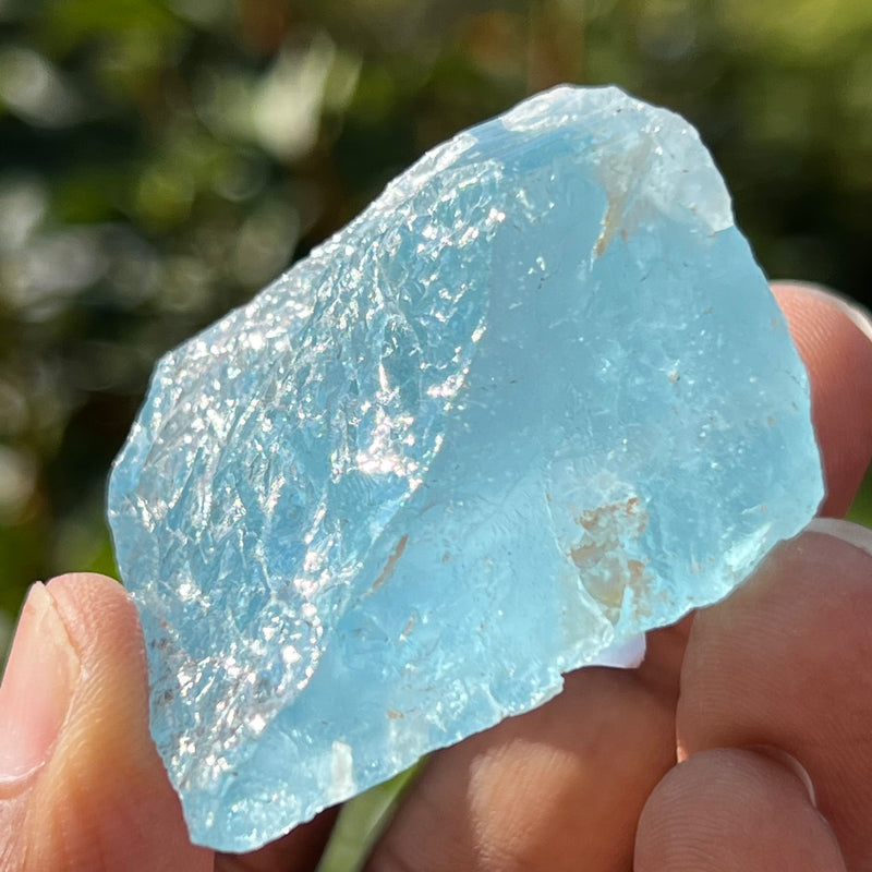 Natural Ocean Blue Topaz, Mwami, Hurungwe, Zimbabwe