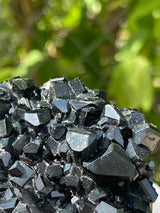 Lustrous Black Tourmaline Plate, Mineral Specimen from Erongo Mountain, Erongo Region, Namibia