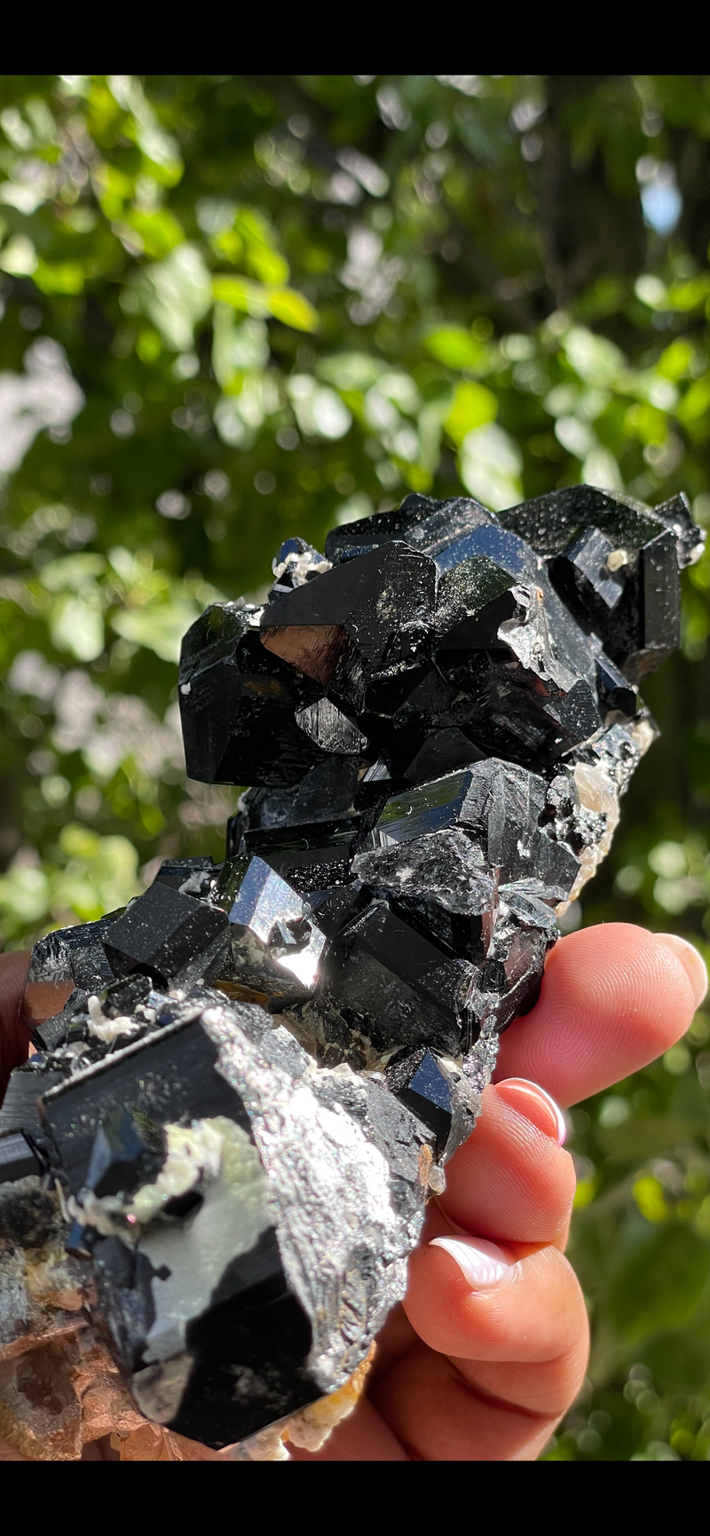 Black Tourmaline Crystal, from Erongo Mountain, Erongo Region, Namibia