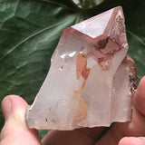 Self Standing Ishuko Red Phantom Quartz, Hematite included Quartz from the Central Province of Zambia