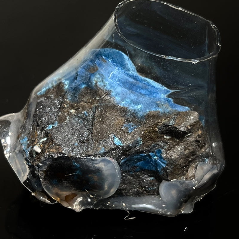 Gorgeous Blue Shattuckite, Mesopotamia Copper Valley, Kunene, Namibia, African Mineral Specimen