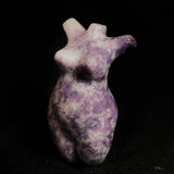 Shona Sculpture ‘African Goddess Body’, Lepidolite by Robsin Banda