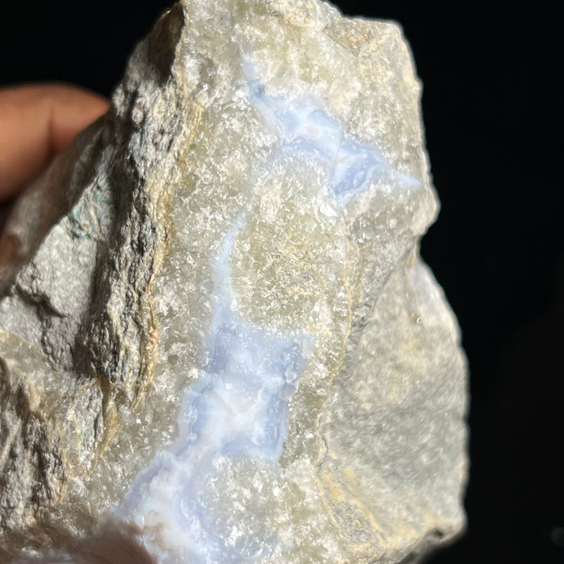 Blue Lace Agate, from Nsanje, Malawi