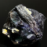 Erongo Fluorite with Black Tourmaline and Feldspar, Erongo Mountain, Erongo Region, Namibia