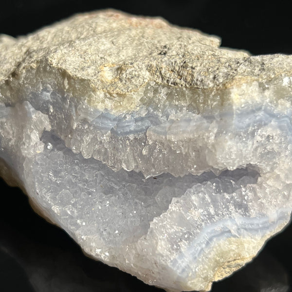 Druzy Blue Lace Agate, from Nsanje, Malawi