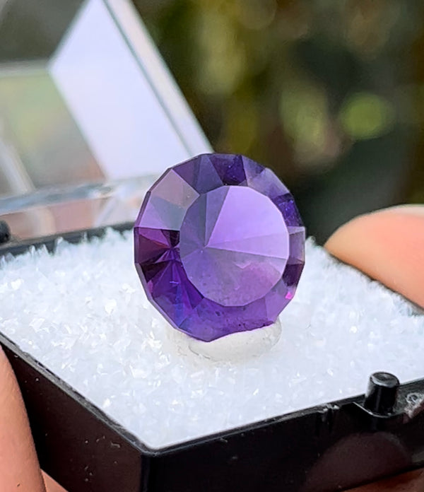 10 carat Brandberg facetted gemstone, Gobogobos, Erongo Region, Namibia