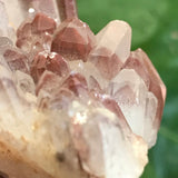 Gemmy Tabular Ishuko Red Phantom Quartz Cluster, Hematite included Quartz from the Central Province of Zambia