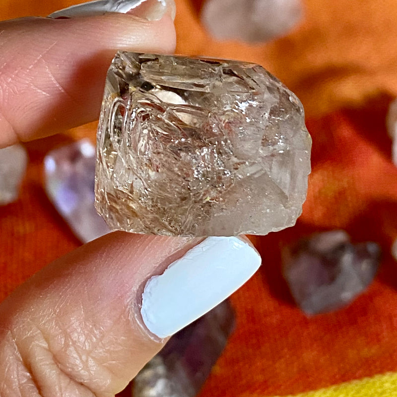 10 pack of Mixed Thumbnail Sized Brandberg Quartz from Xoboxobos, Brandberg District, Erongo Region, Namibia