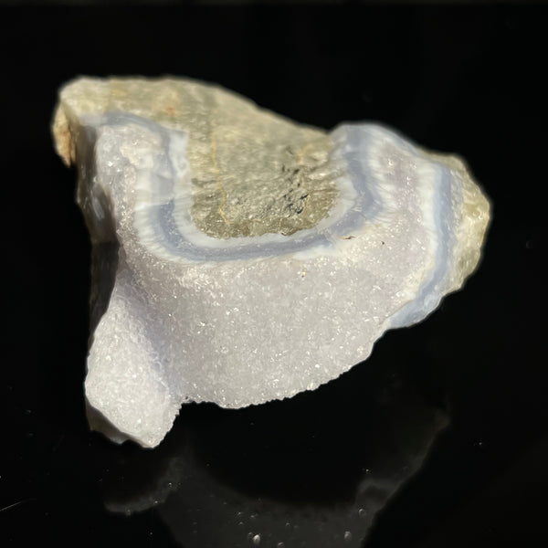 Druzy Blue Lace Agate, from Nsanje, Malawi