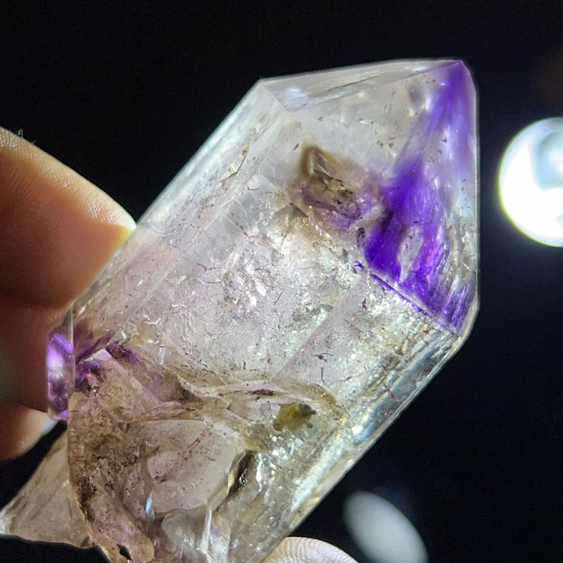 Shangaan Amethyst Enhydro Crystal, From Zimbabwe