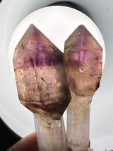 Gorgeous Twin Shangaan Amethyst Crystal with Hematite Inclusions From Zimbabwe