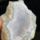 Druzy Blue Lace Agate, from Nsanje, Malawi