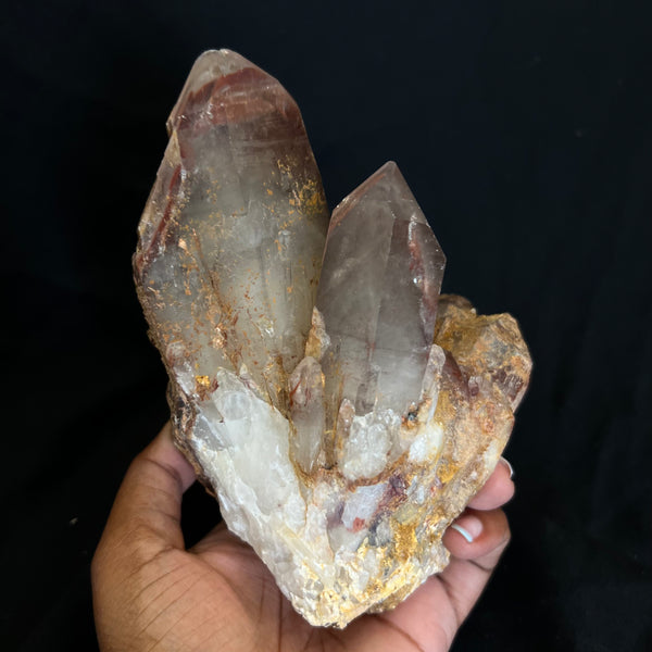 Beautiful Hematite Included Quartz, aka Zim Reds, Mutoko, Zimbabwe