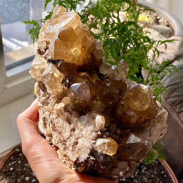 Large, Top Shelf, Natural Kundalini Quartz, Citrine From Democratic Republic Of Congo