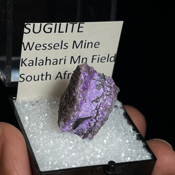 Sugilite from Wessel’s Mine, Kalahari Manganese Field, Northern Cape, South Africa