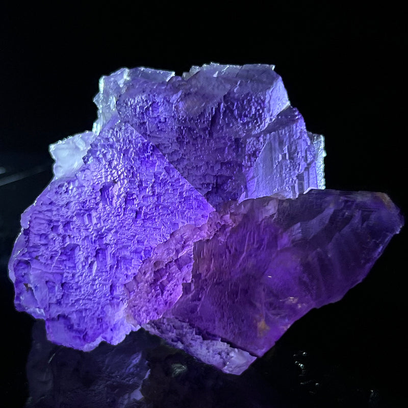 Deep Purple Fluorite, Lead Hill, Cave in Rock, Sun-District, Hardin Co., Illinois